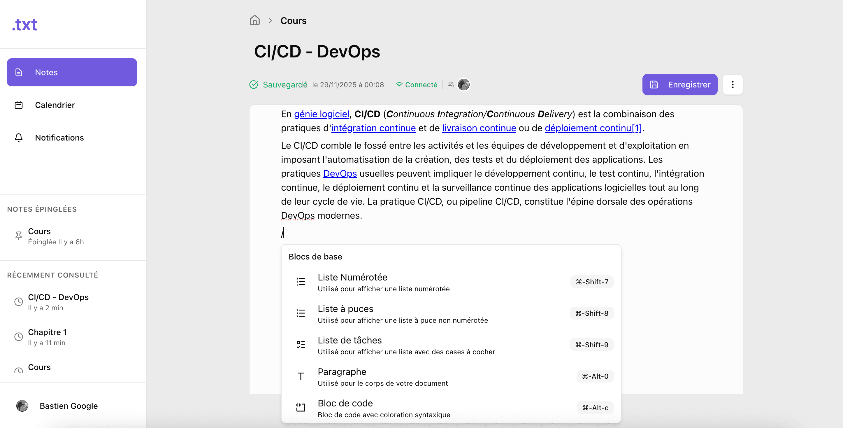 Éditeur de texte riche Dot.TXT avec dessin, correcteur orthographique, intégration YouTube et formatage avancé